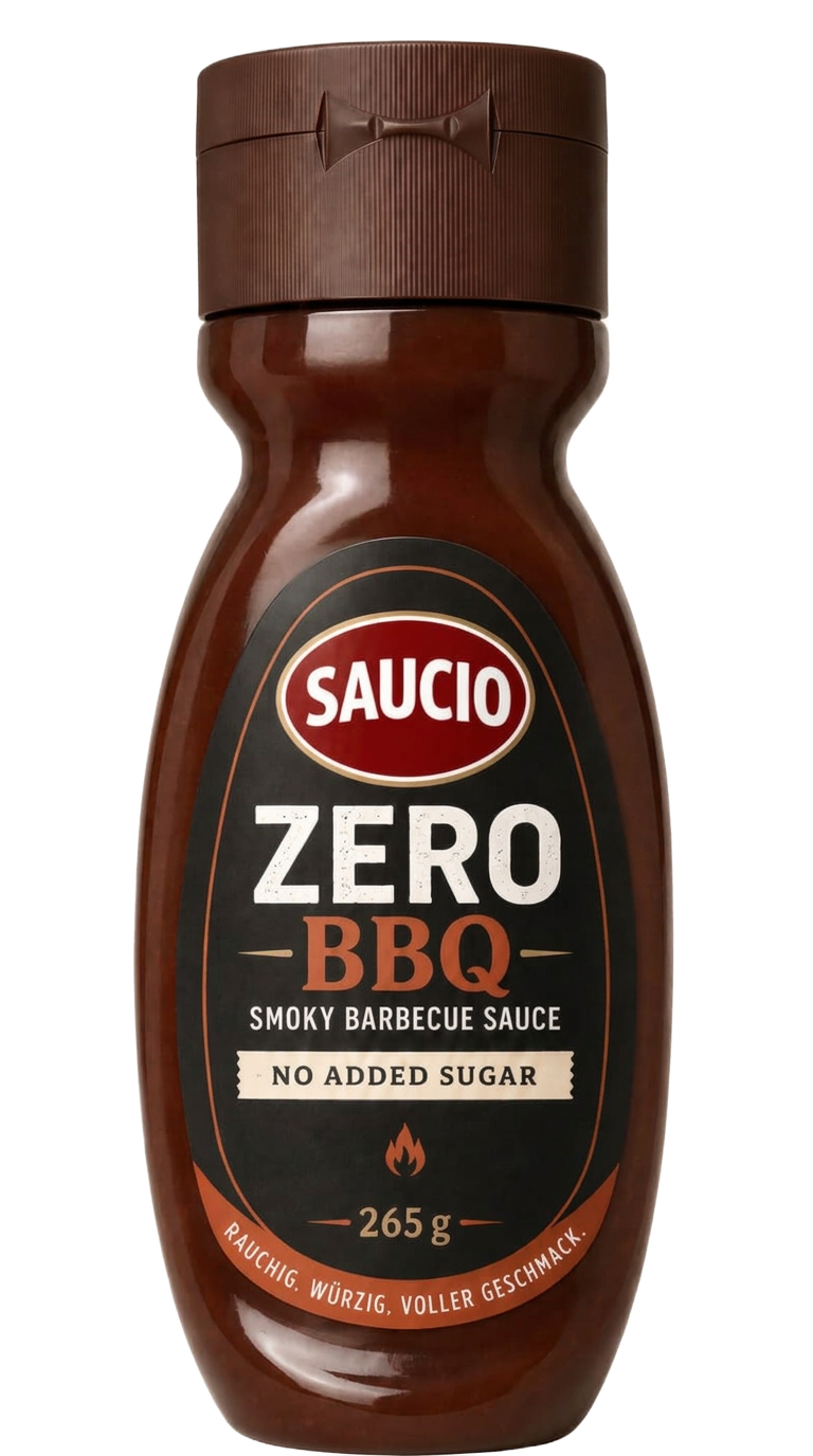 Saucio BBQ Zero Squeeze Flasche